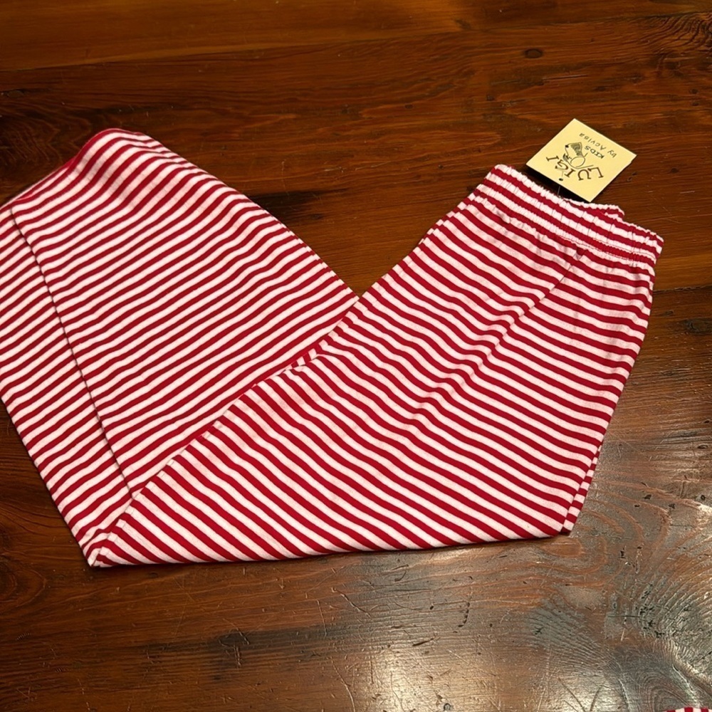 Luigi kids striped knit pants size 5 NWT